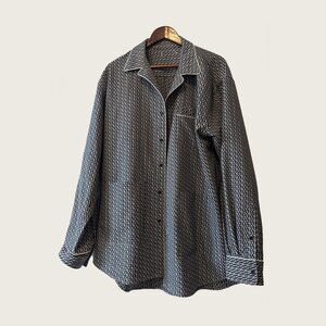 HELMUT LANG - Oversized logo PJ shirt - Sz XL